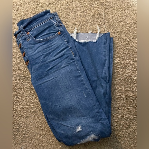 Madewell Cali Demi Boot Cut Jeans in Blue - Picture 5 of 10